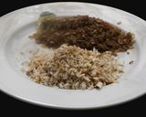 A picture of step 3 of Aval puttu -Sweet dessert with flattened rice.