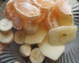 عکس مرحله 2 از دستور اسموتی پاییزی 🍎🍌🍊(نارنگی ،سیب،موز)