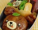A picture of step 6 of Meat Wrapped Onigiri Rice Balls using Shabu-Shabu Pork Slices.