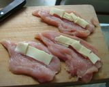 A picture of step 1 of Cheesy Chicken Tender Katsu.