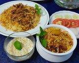 A picture of step 9 of Chicken biryani.