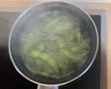 Foto del paso 1 de la receta: Risotto de chistorra y edamame