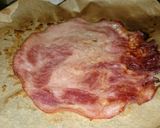 A picture of step 2 of Spaghetti And Ham With Honey Whole Grain Mustard Sauce.