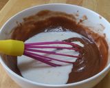 A picture of step 4 of Fluffy & Moist Easy Chocolate Muffins.