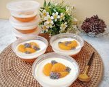 Foto langkah ke 4 dari resep Puding jeruk susu.