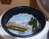 Foto langkah ke 3 dari resep Nasi Lemak Bunga Telang.