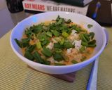 A picture of step 9 of Thai Red "Dragon" chicken soup.