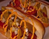 A picture of step 4 of Nikki's Chicago Dog.