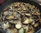 A picture of step 5 of Eggplant and Bell Pepper Keema Curry.