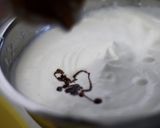 A picture of step 3 of Decorated Cafe Mocha Cake.