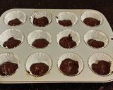 A picture of step 7 of Brownie Bottom Vanilla Butter Cake Cupcakes.