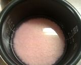 A picture of step 4 of Sakura Mochi.