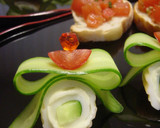 A picture of step 7 of Cucumber Ribbon Pinchos.