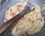 Foto langkah ke 6 dari resep Spageti Carbonara.