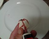 A picture of step 3 of Ladybirds bleeding Pinkeye and Eyeballs.