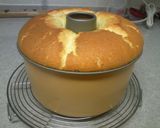 A picture of step 10 of Fluffy Plain Chiffon Cake.