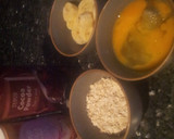 A picture of step 1 of Banana & Cocoa Pancakes.