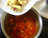 A picture of step 6 of Easy Minestrone made with Tomato Juice.