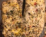 A picture of step 2 of Perfect Seasoned Tilapia for salad or veggie wraps.