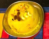 A picture of step 4 of Kesari Bhath or Saffron Halwa: Karnataka Special.
