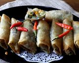 Foto langkah ke 4 dari resep MARTABAK LUMPIA ISI SAYUR || OLAHAN KULIT LUMPIA.