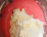 A picture of step 3 of Whosayna’s Eggless Strawberry Mousse.