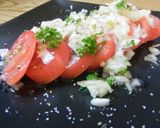 A picture of step 4 of Chilled Marinated Salad with Tomato and Prosciutto.