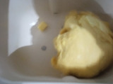 Roti labu kuning dgn SKM (eggless)