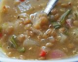 A picture of step 8 of Lentil soup.