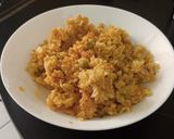 A picture of step 8 of Bengoli durga Puja special Kichuri recipe.