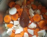Vadas csirke (sertés, marha) zsemlegombóccal recept fázis 3 fotója