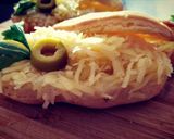 Une image de l'étape 19 de Choux salés à la crème béchamel aux poulet et aux fromages.
