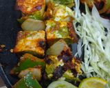 A picture of step 6 of Tandoori Paneer Tikka.