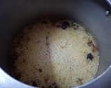 A picture of step 3 of Kashmiri pulao.