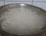 A picture of step 1 of Idiyappam kurma.
