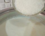 A picture of step 3 of Fruit custard trifal.