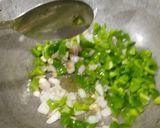 A picture of step 3 of Dry Soya Manchurian.