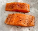 A picture of step 3 of Salmon Avocado Mustard With Fancy Veggies.