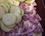 Une image de l'étape 2 de Gratin de courgettes.