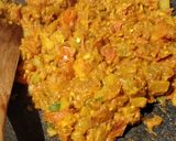 A picture of step 4 of Chana Masala.