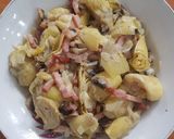 Foto del paso 4 de la receta: Alcachofas con bacon, cebolla y champiñones, divino!