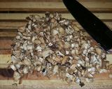 A picture of step 3 of Mike's EZ Sausage Stuffed Portobello Mushrooms.