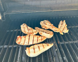 A picture of step 2 of Grilled Chicken with Alfredo Sauce.
