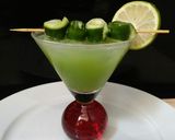 A picture of step 5 of Cucumber Chiller💚🍸.