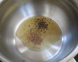 A picture of step 1 of Green Tuvar purple yams sabji.