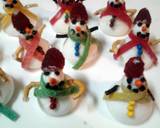 Ladybirds Christmas Snowmen Summer Fruitcupcakes . recipe step 14 photo
