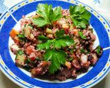 Φωτογραφία βήματος 4 της συνταγής Σαλάτα με quinoa πολύχρωμη