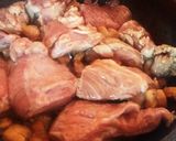 Barnasörös marhakockák recept fázis 1 fotója