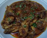 A picture of step 4 of Chicken in my style 😋.
