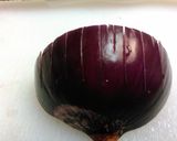 A picture of step 4 of How to: Cutting an onion.